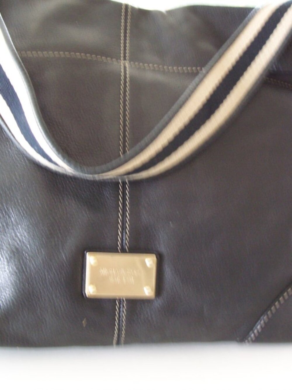 Michael Kor Shoulder Bag Very Soft Leather With Linen Storage Bag
